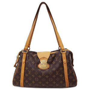 Louis Vuitton Monogram Leather Brown Stresa Shoulder Bag
